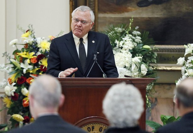 Gov. Nathan Deal eulogizes Zell Miller
