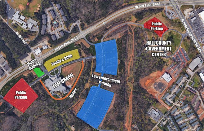 Deputy Dixon funeral parking